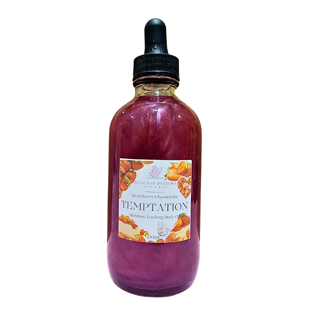 Temptation: Strawberry Cheesecake Moisture-Locking Body Oil