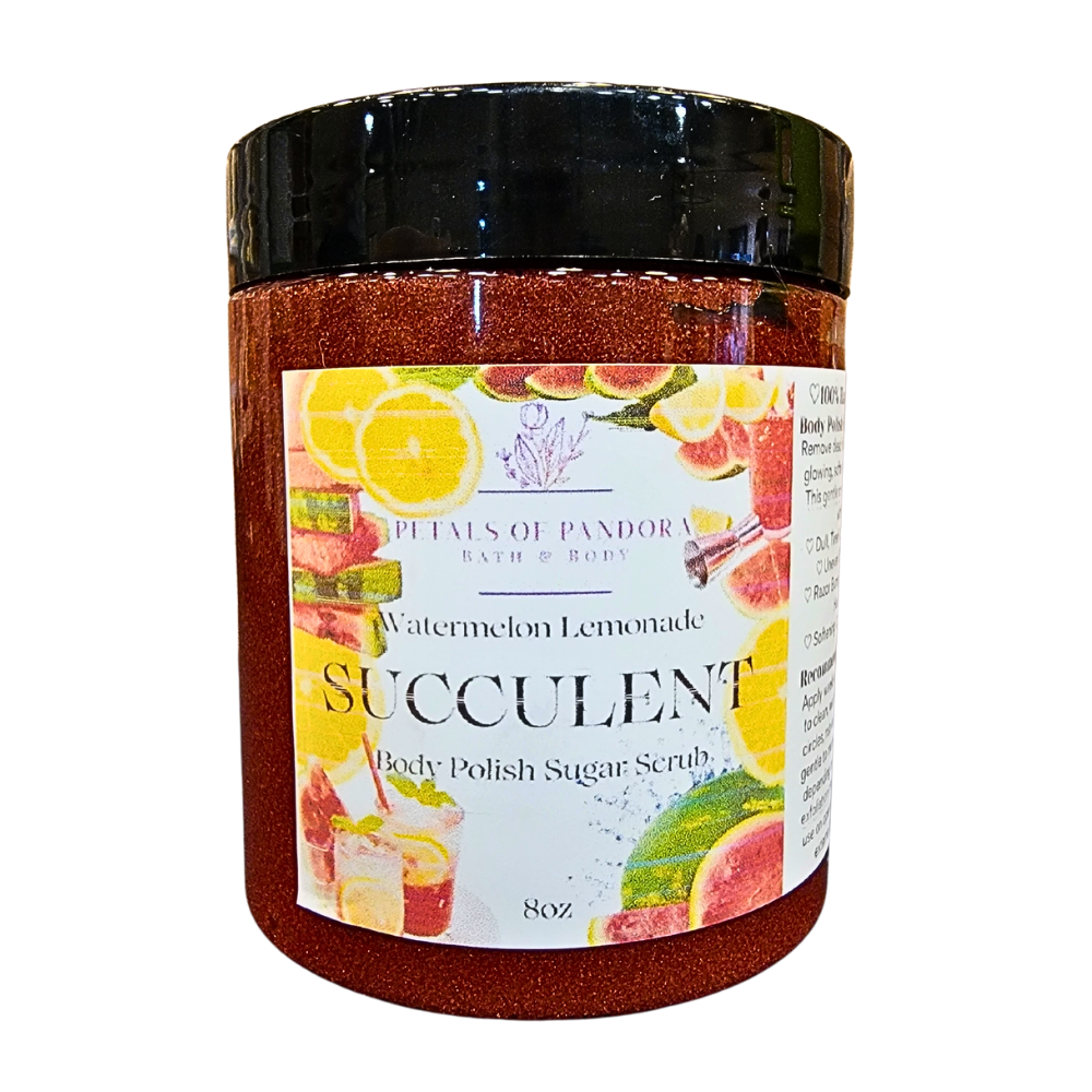Succulent: Watermelon Lemonade Body Polish Sugar Scrub