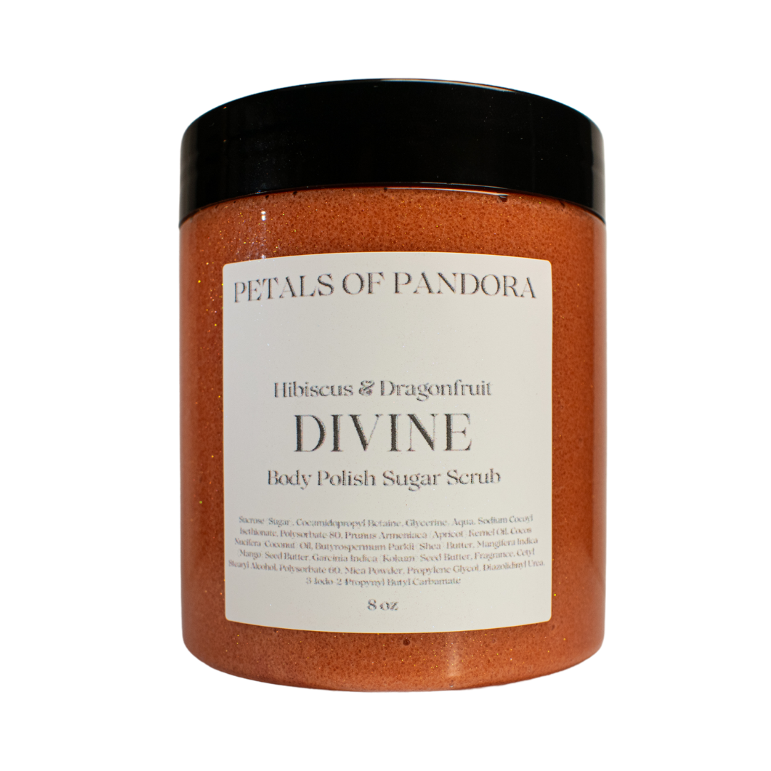 Divine: Hibiscus & Dragonfruit Body Polish Sugar Scrub