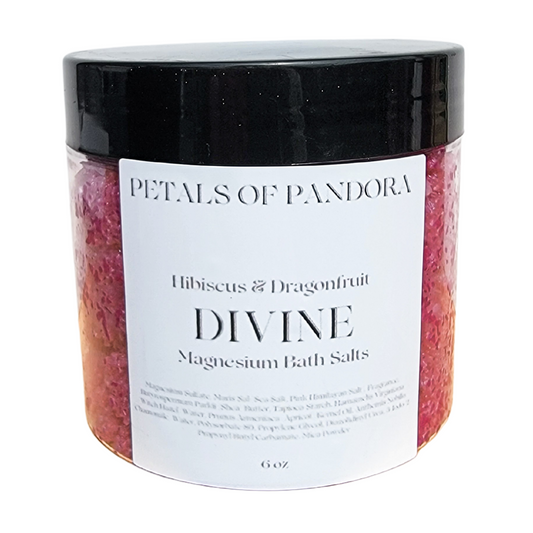 Divine: Hibiscus & Dragonfruit Magnesium Bath Salts