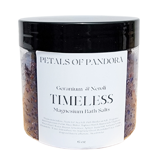 Timeless: Geranium & Neroli Magnesium Bath Salts