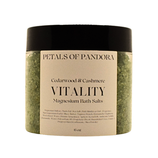 Vitality: Cedarwood & Cashmere Magnesium Bath Salts