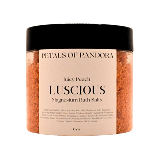 Luscious: Juicy Peach Magnesium Bath Salts