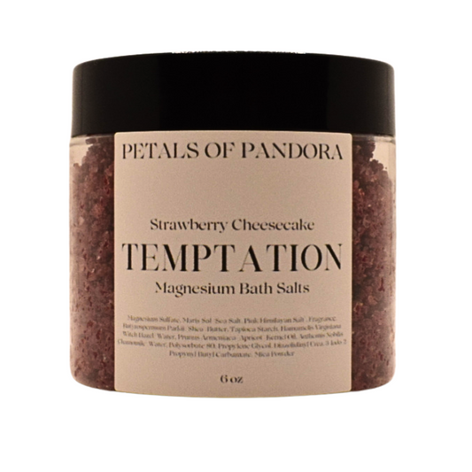 Temptation: Strawberry Cheesecake Magnesium Bath Salts