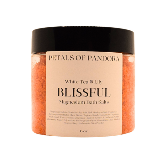 Blissful: White Tea & Lily Magnesium Bath Salts