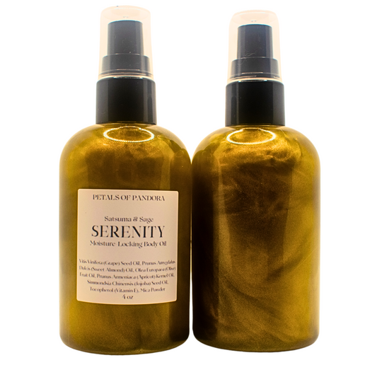 Serenity: Satsuma & Sage Moisture-Locking Oil Blend