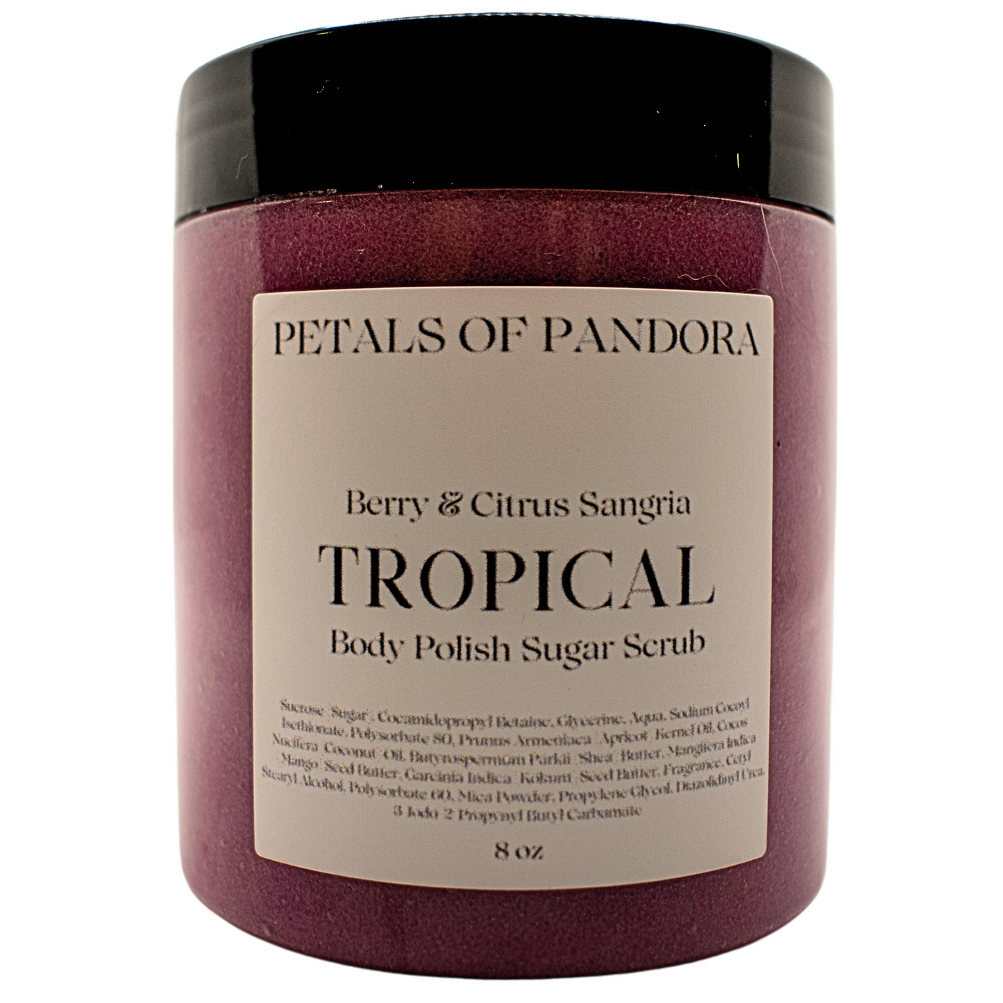 Tropical: Berry & Citrus Sangria Body Polish Sugar Scrub