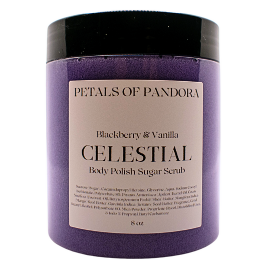 Celestial: Blackberry & Vanilla Body Polish Sugar Scrub