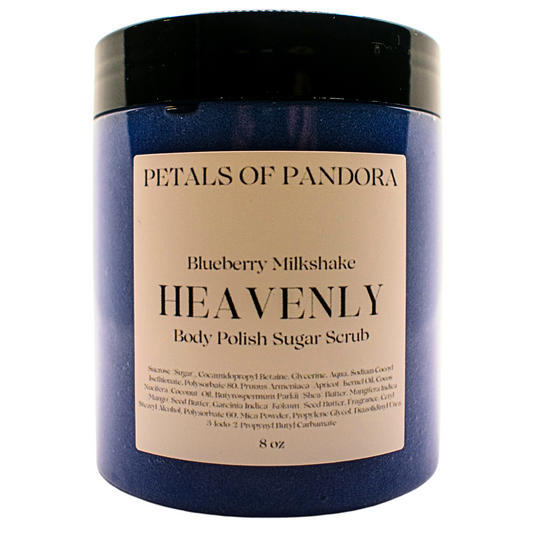 Heavenly: Blueberry Milkshake Body Polish Sugar Scrub