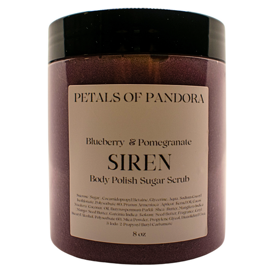 Siren: Blueberry & Pomegranate Body Polish Sugar Scrub