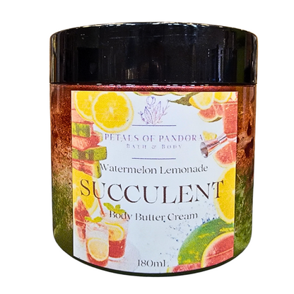 Succulent: Watermelon Lemonade Body Butter Cream