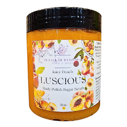 Luscious: Juicy Peach Body Polish Sugar Scrub