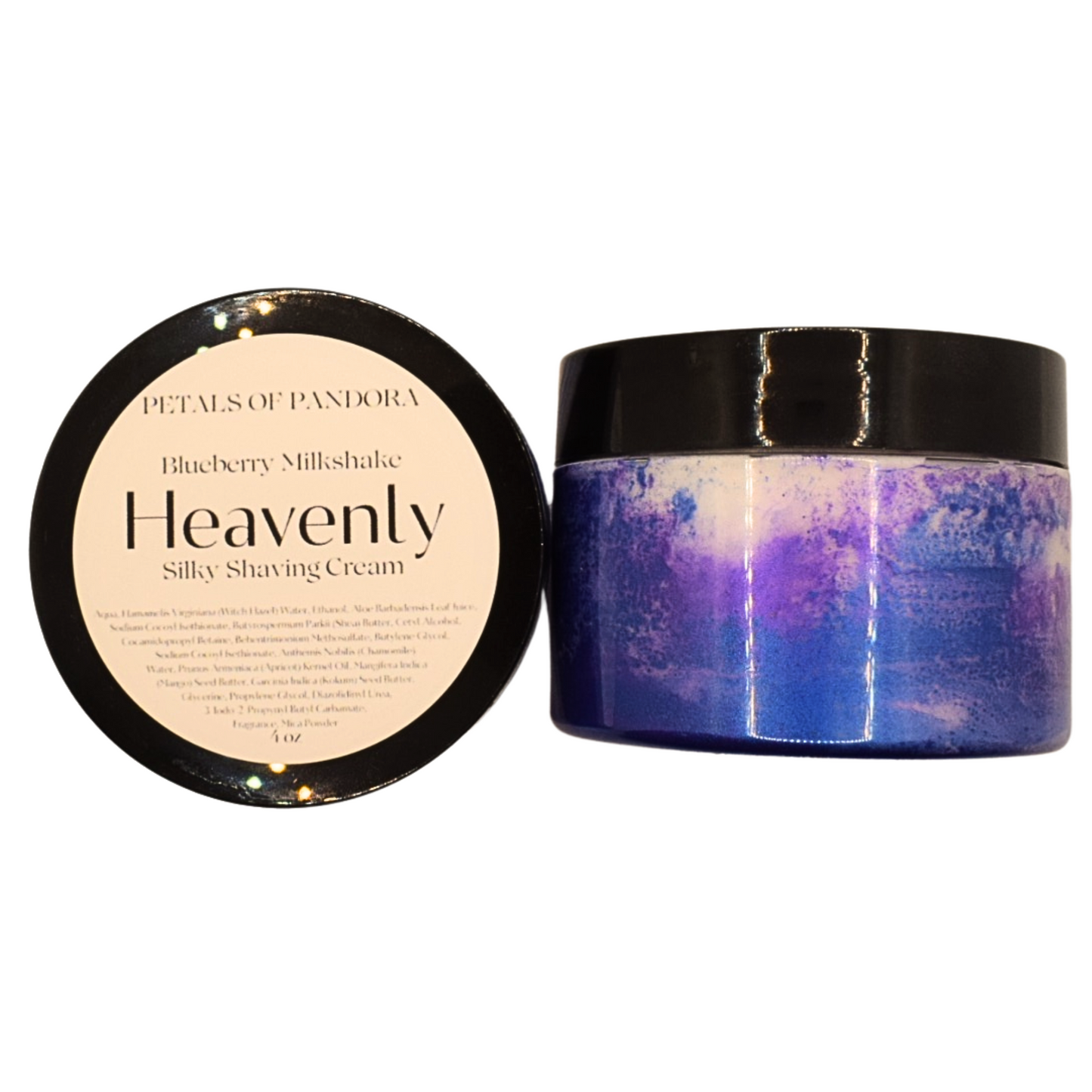 Heavenly: Blueberry Milkshake Silky Shaving Cream